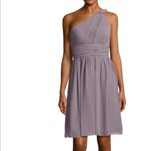 Donna Morgan Rhea One Shoulder Dress Orange size 8 - Picture 5 of 11